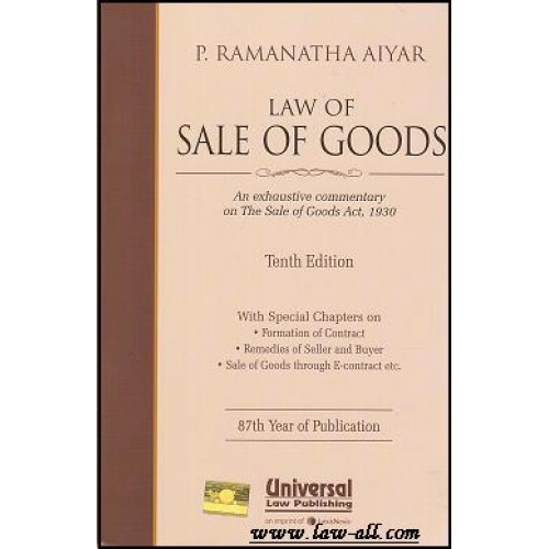 P. Ramanatha Aiyar's Law of Sale of Goods [HB] | Universal Law Publishing 